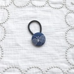 choucho/blue ヘアゴム＊大(40mm)