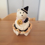 しろくま貯金箱用 ハロウィンの首飾り&スカートセット