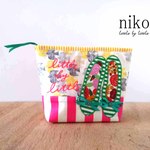 バレエシューズポーチ 　自分らしく歩き出そう　little by little