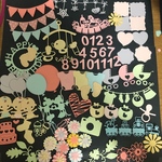 41 baby パステルカラー 月齢つき。