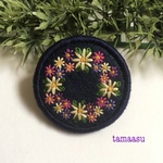 再販✴︎お花の刺繍ブローチ