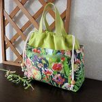 リバティ☆巾着式バッグインバッグ(ハンプトン・ウエディング)