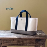 【a様専用】帆布トートバッグ横長S order作品