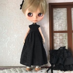 ハロウィン黒ドレス ブライスサイズ