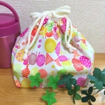 たくさん入るお弁当袋【キャンディ】