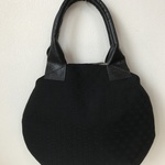 モノグラム丸バッグ黒