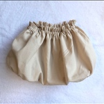 ぷっくりおしりがかわいい シンプル 使いやすい ソフトベージュ コットン ブロード 70 80 かぼちゃパンツ