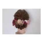 ヘアアクセサリー 髪飾り ドライフラワー