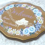 Ruさまご予約品❤旋律のウェルカムプレート❤トールペイント