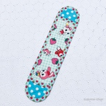 水筒肩紐カバー☆ベルトカバー☆レトロアニマル☆水色