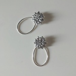 再販♡ダリアフープピアス