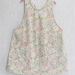【受注製作】バッグクロスエプロン　お花畑