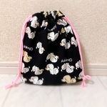 saleレアなUSAヴィンテージ巾着袋(大)