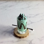 ひんやりチョコミントドリンク