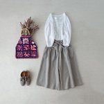 【再販3】受注制作リネンスカンツ　gray