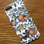 iPhone全機種/各種スマホ対応 名入れできます♡リバティ Orchard オーチャード  オレンジ