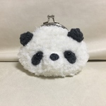ふわもこパンダさんガマ口コインケース🐼