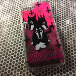 蓄光ケルベロス・ネオンダストiPhoneケース（ピンク）
