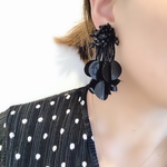 sale!!! ビーズ タッセル おおぶり イヤリング/ピアス