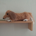 羊毛フェルト犬  ミニチュアダックス
