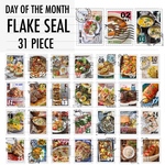 COOKING切手日付けシール(31piece)