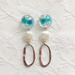 silver × blue
