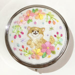 [tanumakiさま用ページ]お花畑の柴犬ピルケース