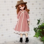 ワンピース・ドール洋服(ピンク)
