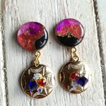 秋のビジューピアス/イヤリング