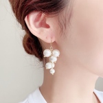  Cotton berry / Pierce, Earrings