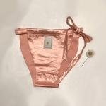 [月の廻りの満月染め ヘンプシルクふんティ〜茜桜〜 ベビーピンク おしゃれふんどしパンツ 冷え取り 大麻