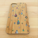 癒しの 雨音 ウッド iPhoe ケース ウッド スマホケースウッドケース ウッド スマホケース 天然木