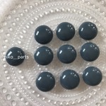 【アクリルパーツ】カボション ダークブルー 10個 