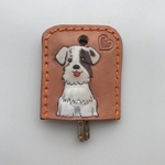 シーリハムテリア Sealyham Terrier 犬種別 キーカバー キーケース レザークラフト 本革 