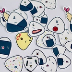 おにぎりくん○フレークシール