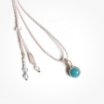 アマゾナイト macramé ペンダント