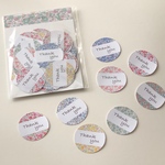 送料無料☆ サンキューシール 花柄 48枚  thank you