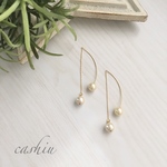 2way  ダブルパール アメリカンピアス