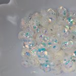 スパンコール 約480枚(約7g)花カップ 7mm オーロラ透明 (SFC07ASKBJ00)