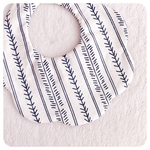 北欧風ストライプ柄のもくもくスタイ