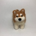 立ち柴犬