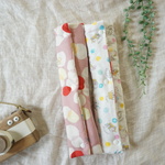 ダブルガーゼのふんわりシートベルトカバー　