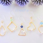 pearl&geometry△〇◇♡ピアス(イヤリング)