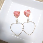 ハート♡大ぶり♡フープ♡♡ピアス♡イヤリング♡
