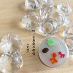 金魚羹の帯留 丸型