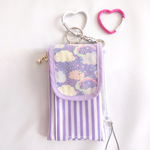 キッズ携帯＆リールキーケース☆通学の必需品♡リバティ・ハイディング