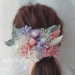  ヘッドドレス   シルバーデイジーでフェミニンに♡