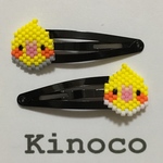 [値下げ]🦜オカメインコ パッチン留め①