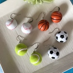 スポーツ ボールピアス