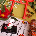 和茶座犬のフィギュア♪